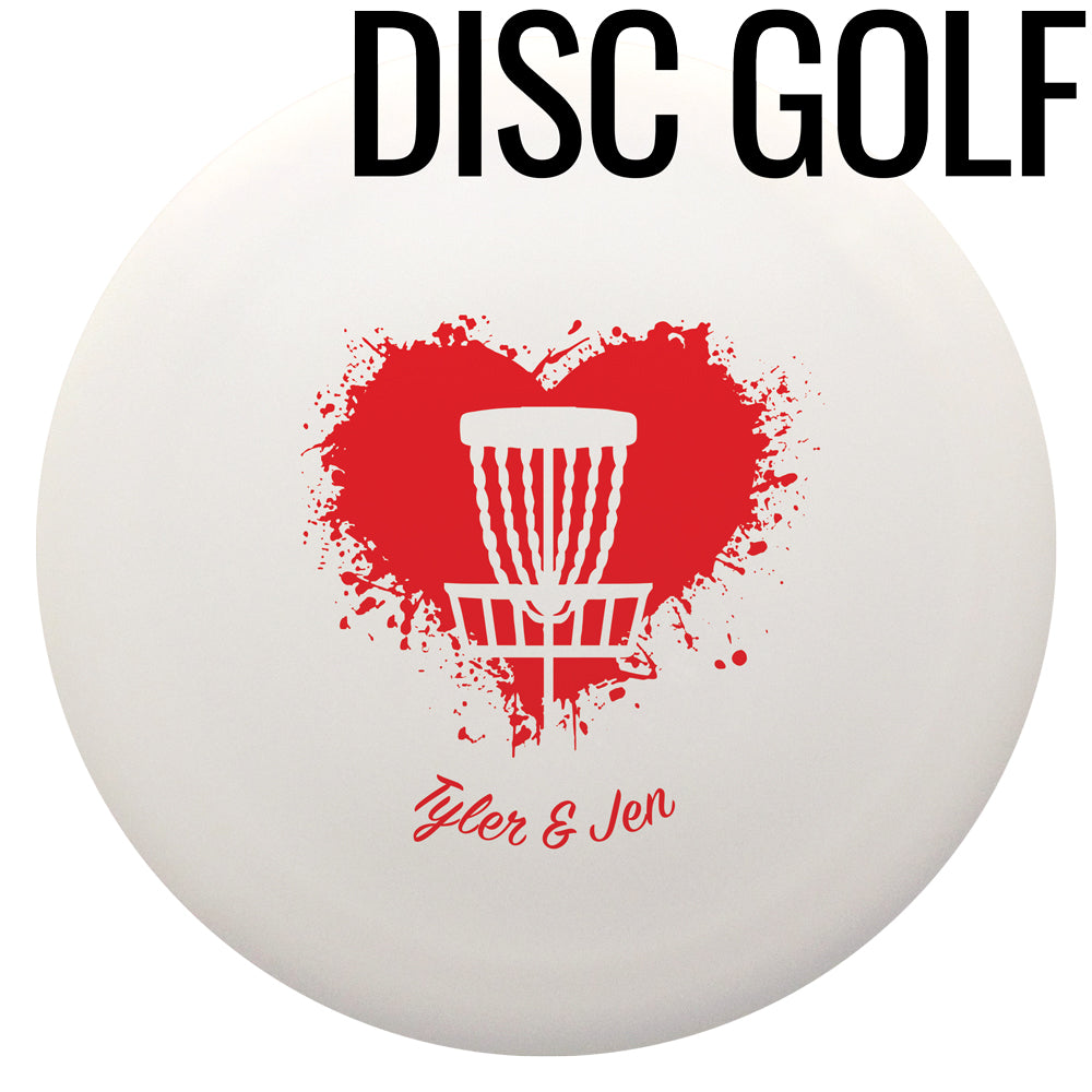 Splatter Basket Love Semi-Custom Disc Golf Midrange - Discraft Buzzz