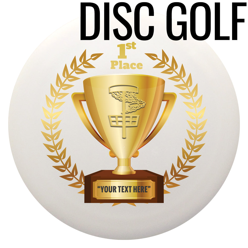 1st Place Trophy Semi-Custom Disc Golf Midrange - Discraft Buzzz