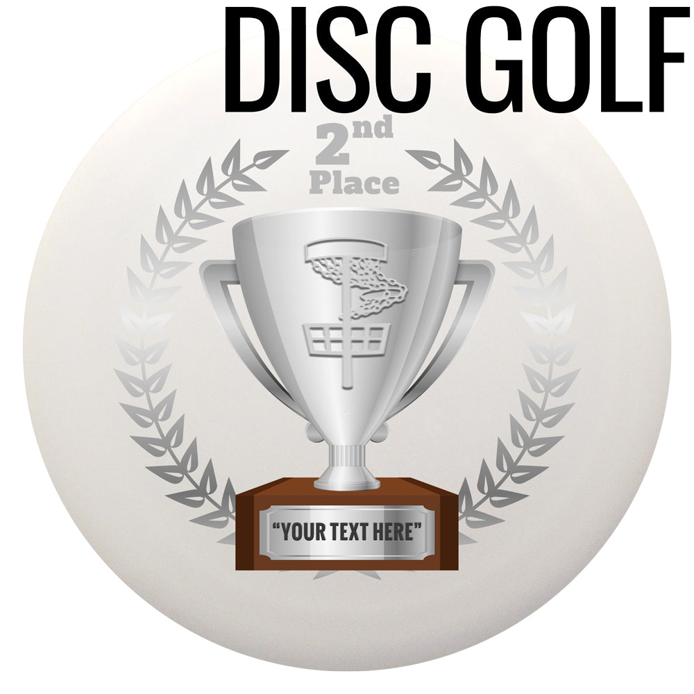 2nd Place Trophy Semi-Custom Disc Golf Midrange - Discraft Buzzz